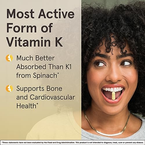 Jarrow Formulas MK7 180 mcg Bioactive Form of Vitamin K2 30