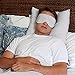 Happyluxe Escape Sleep Mask - Buttery Soft Airplane Eye Mask for Sleeping or Napping in Bed. Machine Washable. - Silver Gray, Made in USA