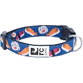 RC Pets Clip Collar, Medium, 1-Inch, Sushi | Adjustable, Durable, Comfortable, Fashionable