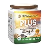 Sunwarrior - Classic Protein, Raw Wholegrain Brown Rice, Chocolate, 23 Servings (1.1 lbs)