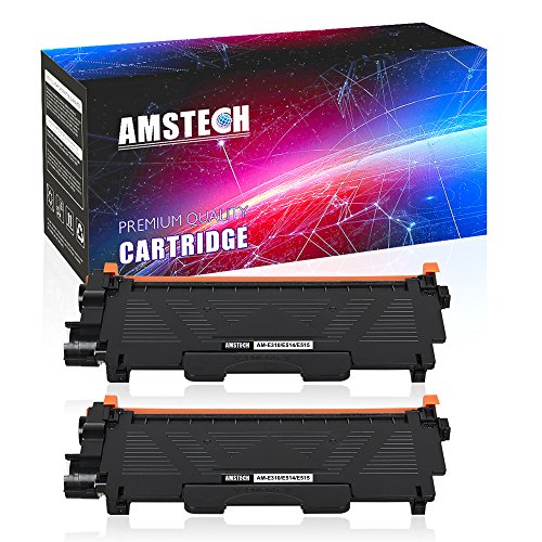 Amstech 2 Packs Compatible E310dw Toner Cartridge for Dell P7RMX PVTHG 593-BBKD 593-BBKC Toner Dell E310dw E515dw E514dw E515dn EE515 E514 E310 Laser Printer Toner Ink Black