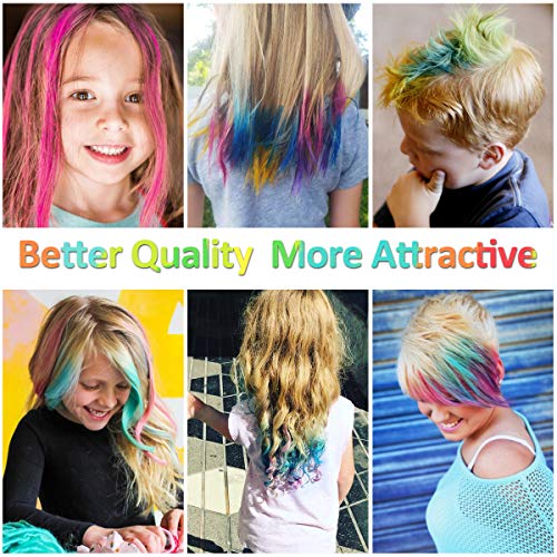 Maydear Temporary Hair Chalk Comb Hair Color Comb And Safe For