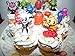 Pac-Man and the Ghostly Adventures Deluxe Mini Cake Toppers Cupcake Decorations Set of 12 Figures with Pac-Man, the 4 Ghosts, Lord Betrayus and Many More!