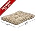 Plush Pet Bed | Ombré Swirl Dog Bed & Cat Bed | Mocha 23L x 18W x 1.75H -Inches for Small Dog Breedsthumb 1