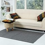 Wool Area Rug 4x6 ft Handmade Woven Rectangle