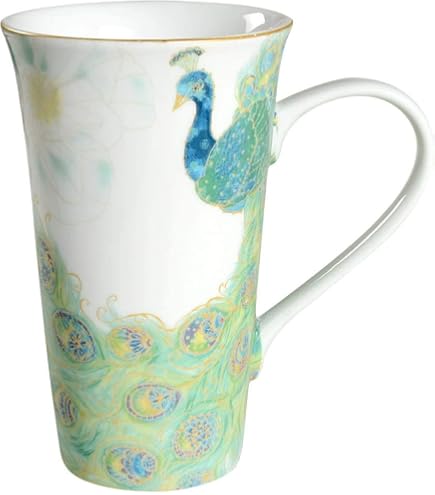 Amazon.com | 222 Fifth Peacock Garden Porcelain Coffee Mugs, Set of 2 by 222  Fifth: Dinnerware Sets