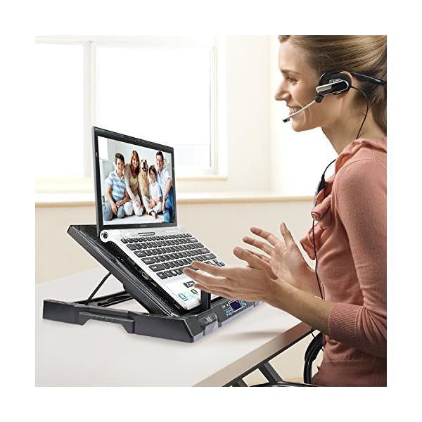 TECKNET-Laptop-Cooling-Pad-12-17-Ultra-Quiet-Gaming-Laptop-Cooler-Stand-with-Dual-Speed-Adjustable-Fans-and-LCD-Temperature-Display-Screen TECKNET Gaming Laptop Cooling Pad, Quiet Laptop Cooler Stand with Auto Temperature Control, LED Temperature and…