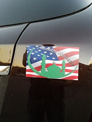 Muslim Registry by Donald Trump Plan Car Shirt Decal Sticker 5" x 3" Statement