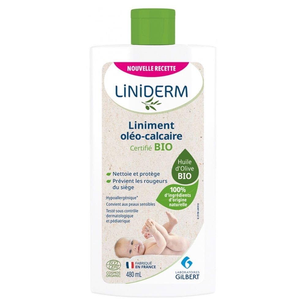BYUP Liniderm Organic Oil-Limestone Liniment 480ml - Baby - Cream - Protective Barrier & Soothing