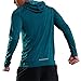 Gerlobal Mens Gym Workout Active Muscle Bodybuilding Long Sleeve Hoodies Casual Hooded Sweatshirts Blue,X-Large