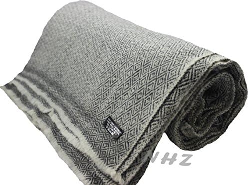Himalayan Cashmere Throw,Natural Cashmere Blanket 54" x 108",Hand Made in Nepal