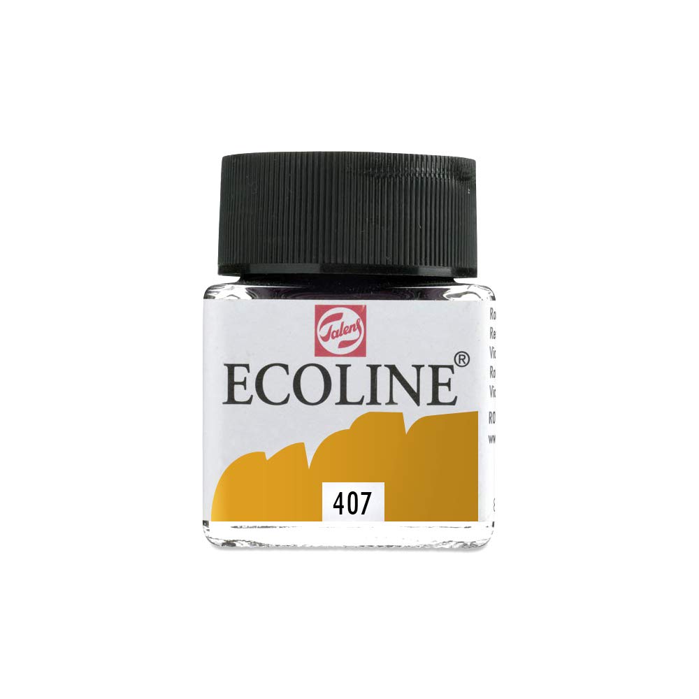 ECOLINE - PAINTING & DRAWING LIQUID WATERCOLOUR INK - DEEP OCHRE 30ml
