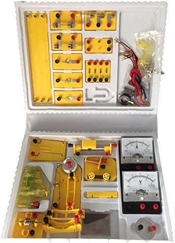 ROY ROJAS Roy Basic Electricity and Magnetism Circuit Kit For Junior and High School Students, Physics Science Lab Basic Circuit Learning Kit For Teaching and Learning