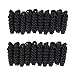 PHOCAS 5Packs 10'' Short Crochet Braids Jumpy Wand Curl Crochet Hair for Black Women (Curl,Natural Black)