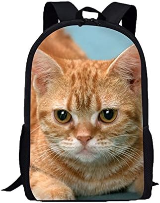 JOYfind Black Cat Boys School Bag Children School Backpack Bags Kids Bookbag W2926
