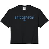 Bridgerton Bee Text Logo Comfort Colors Crop Top