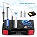 Soldering Iron Kit 60W,Adjustable Temperature Soldering Iron,ESD Wristband, 5 Solder Tips, Solder Sucker, Solder Wire, Soldering Iron, Tweezers with Tool Carry Case