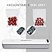 Godmorn Vacuum Sealer Machine, 20Pcs Bags, Dry/Wet Moist, One-Touch Automatic Hands-free, Doubel-Mode Vacuum Packing Machine with and Vacuum Canister Hose White