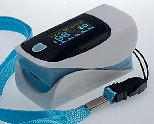 SmartPulse Finger Tip Oximeter with Neck/Wrist Cord