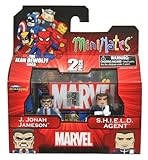 Marvel MiniMates Series 43 Mini Figure 2Pack J. Jonah Jameson SHIELD Agent