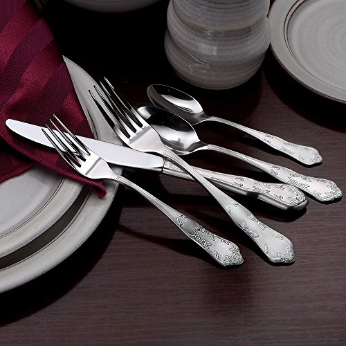 Liberty Tabletop Martha Washington 65piece 18/10 Flatware Set service