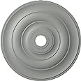 Ekena Millwork CM26JE Jefferson Ceiling Medallion, 26 1/2"OD x 3 5/8"ID x 1 1/2"P (Fits Canopies up to 5"), Factory Primed