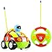 Rabing RC Cartoon Race Car with Action Figure Radio Control Toy with Music Best Gift for Toddlers Kids