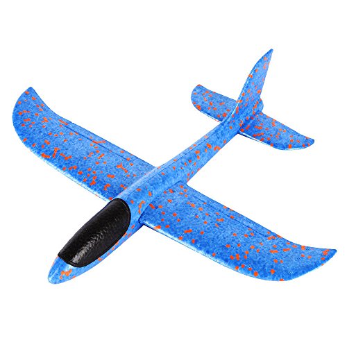 Weoxpr 2 Pack Soft Foam Airplane, Manual Throwing Inertial Plane Model for Outdoor Sports Toy & Kids Toys Gift