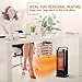 TRUSTECH Ceramic Space Heater Tower Heater for Office Small Portable Personal Heater Fan Heat Up Fast Under The Desk Oscillating Heater Instant Warm for Winter Adjustable Temperature