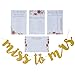Planet Mango Floral Bridal Shower Games - Set of 4 Games for 50 Guests - with Mimosas Bar Banner and Bride to Be Sash