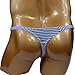 Mens G-string Thongs Bulge Pouch T-back Underwear Stripes