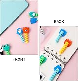 8x Silicone Cable Protector Cartoon Cute Charger Cord Organizer Data USB Mobile view 5