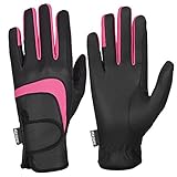 MASHFA Ladies Horse Riding Gloves Women Equestrian Horseback Outdoor Breathable Stretchable Riding Gloves 1 Year Warranty!!