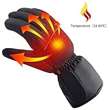 Autocastle Rechargeable Electric Battery Heated Gloves for Men and Women,Outdoor Indoor Battery Powered Hand Warmer Glove Liners for Climbing Hiking Cycling,Winter Must Have Thermal Heated Gloves