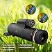 Handheld Monocular Telescope, Landnics 10X42 HD Spotting Scopes with Tripod Low Night Vision Prism Telescope for Wildlife & Bird Watching, Climbing, Hunting
