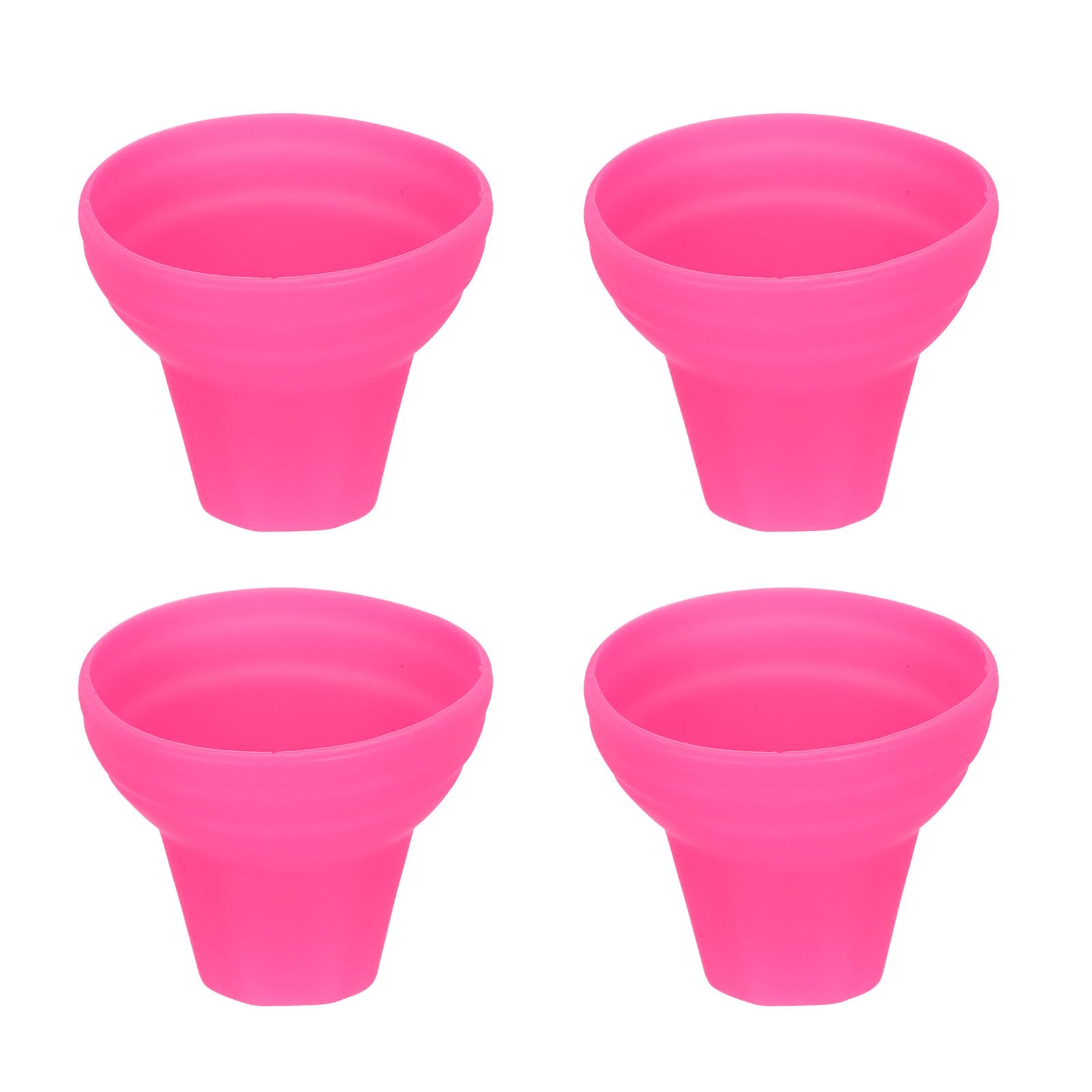 PATIKIL Pickleball Ball Retriever, 4 Pcs Pickleball Upper Suction Cup, Silicone Pickle-balls Grabber, Anti-Slip Pick Up Pickleballs Hand Grip for Pickleballs Accessories, Pink