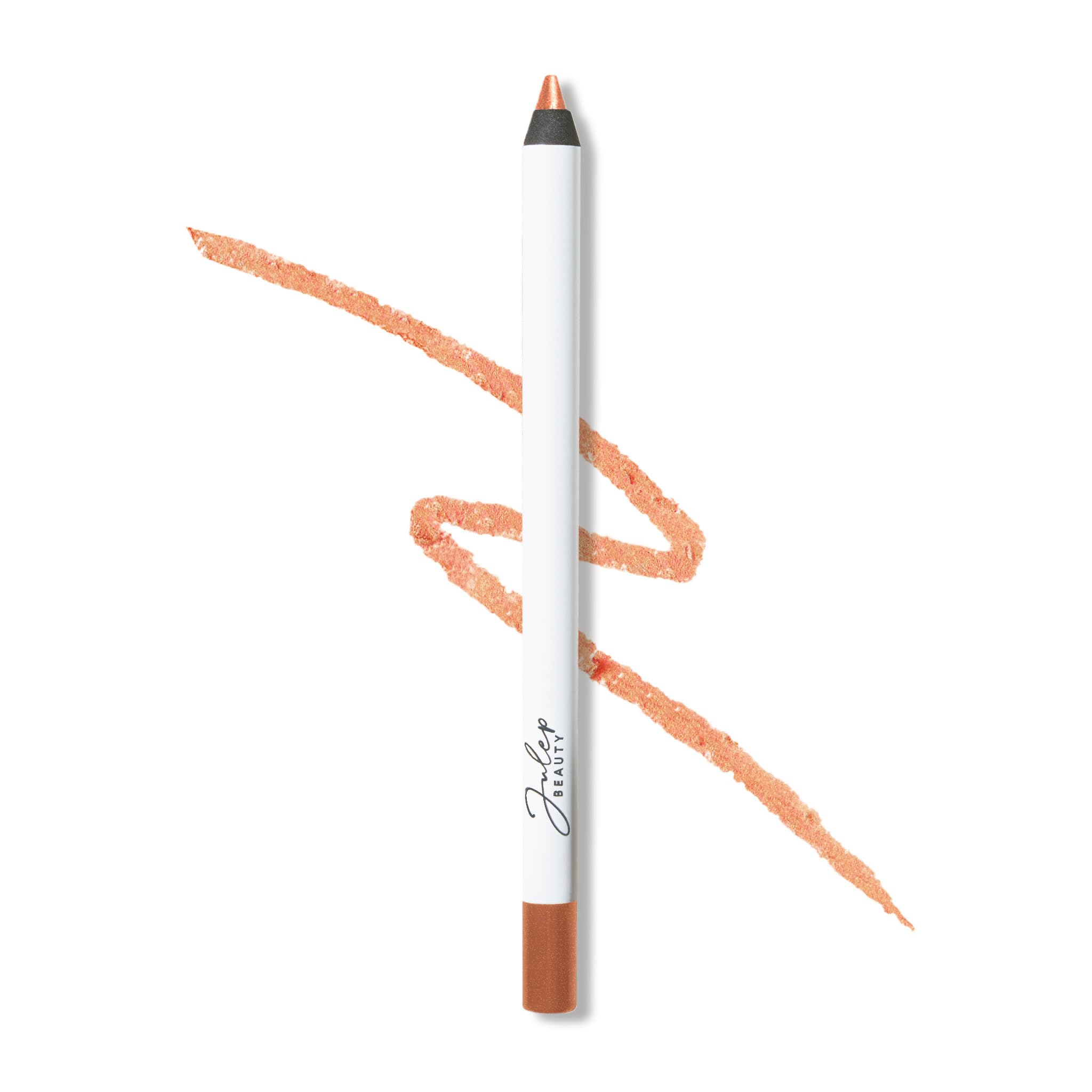 Julep When Pencil Met Gel Sharpenable Longwear Gel Eyeliner Pencil (Tangerine Shimmer) High-Performance, Waterproof, Transfer & Smudge Proof Eyeliner