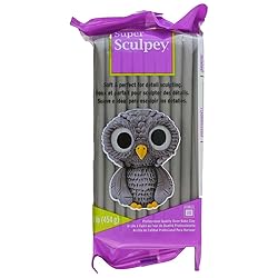 Sculpey Super 1LB ONE Pound, OSFA, Gray