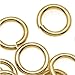 Beadaholique 14K Gold Plated JUMPLOCK Jump Rings 10mm Diameter 14 Gauge Thick (20)