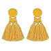 D EXCEED Colorful Tassel Earrings for Women Girls Bohemian Dangle Drop Earrings Fringe Tassle Dangling Earrings