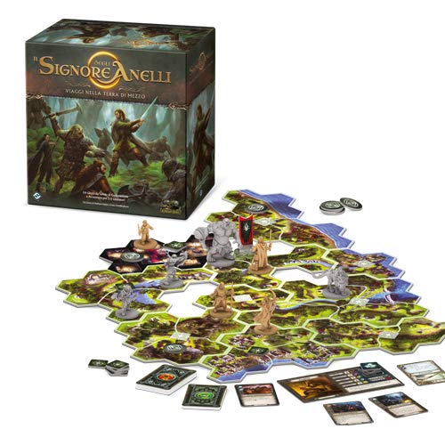 Asmodee, Herr der Ringe: Reisen in Mittelerde, Brettspiel mit App, 1-5 Spieler, 14+ Jahre - Italienische Sprache – Bild 8