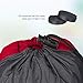 JBM Single Camping Hammock Portable Lightweight Hammock - Support 264lbs (Gray & Red)