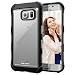 Samsung Galaxy S6 EDGE Case, Rugged/Clear Back Design With Scratch-Proof Finish (Encased® Lifetime Warranty) **New 2016 Release** (Jet Black)