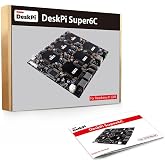 DeskPi Super6C for Raspberry Pi Compute Module 4/CM4 Cluster, Mini-ITX Board 6 RPI CM4 Supported, Power Supply Included