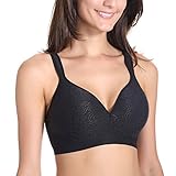 Delimira Women's Jacquard Everyday Comfort Seamless Foam Contour Wire Free Bra