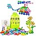 Jarrby STEM Flowers Educational Therapy Toys - Great Building Toys STEM JR / STEAM Interlocking Preschool Learning Toys