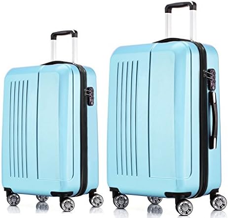 Fochier Luggage Sets 2 Piece Expandable Hardside Spinner Suitcase