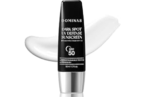 Tone-up Sunscreen DOMINAS (1.7fl oz) - SPF 50, Korean Skin Care, Niacinamide, Panthenol, UV Defense Sunblock, No White Cast, Non-Greasy, Hydrating, Lightweight Protection for Face & Body