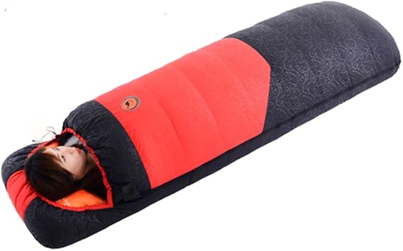 Amazon Shamo Camel 軽量 封筒型 高級ダウン 寝袋 10gダウン マミー型 最低使用温度 25度 冬用 羽毛車中泊 シュラフ トレッキング 防災 コンパクト Cm107 レッド Shamo Camel 寝袋 シュラフ