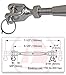 Five Oceans 5mm Closed Body Turnbuckle (JIS) Jaw/jaw 316 Stainless Steel FO-2951